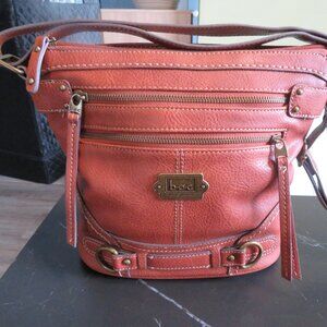 BOC Born Concept Brown crossbody shoulder bag lot of pockets In great condition